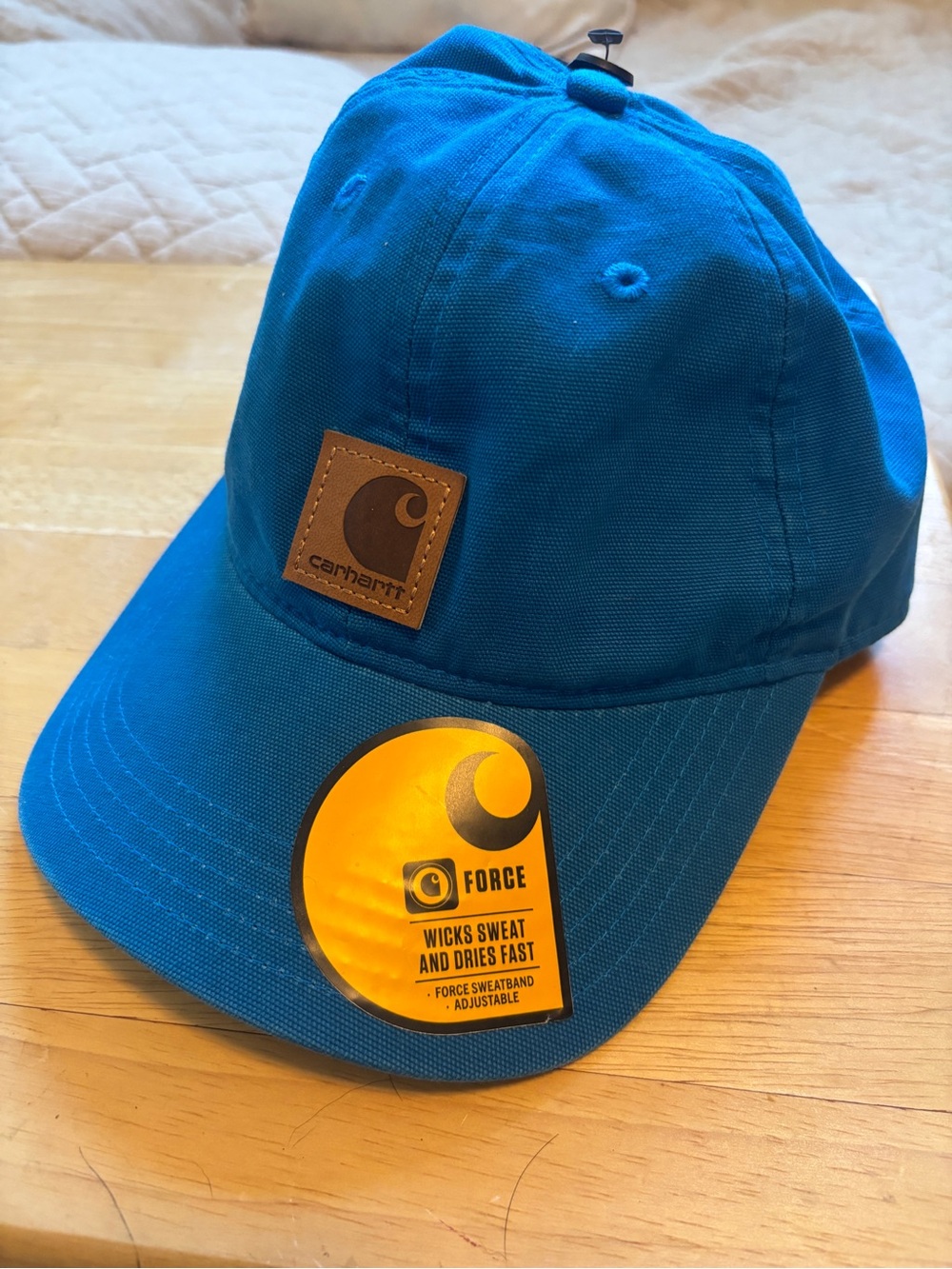 Carhartt Teal Blue Cap with Logo Patch